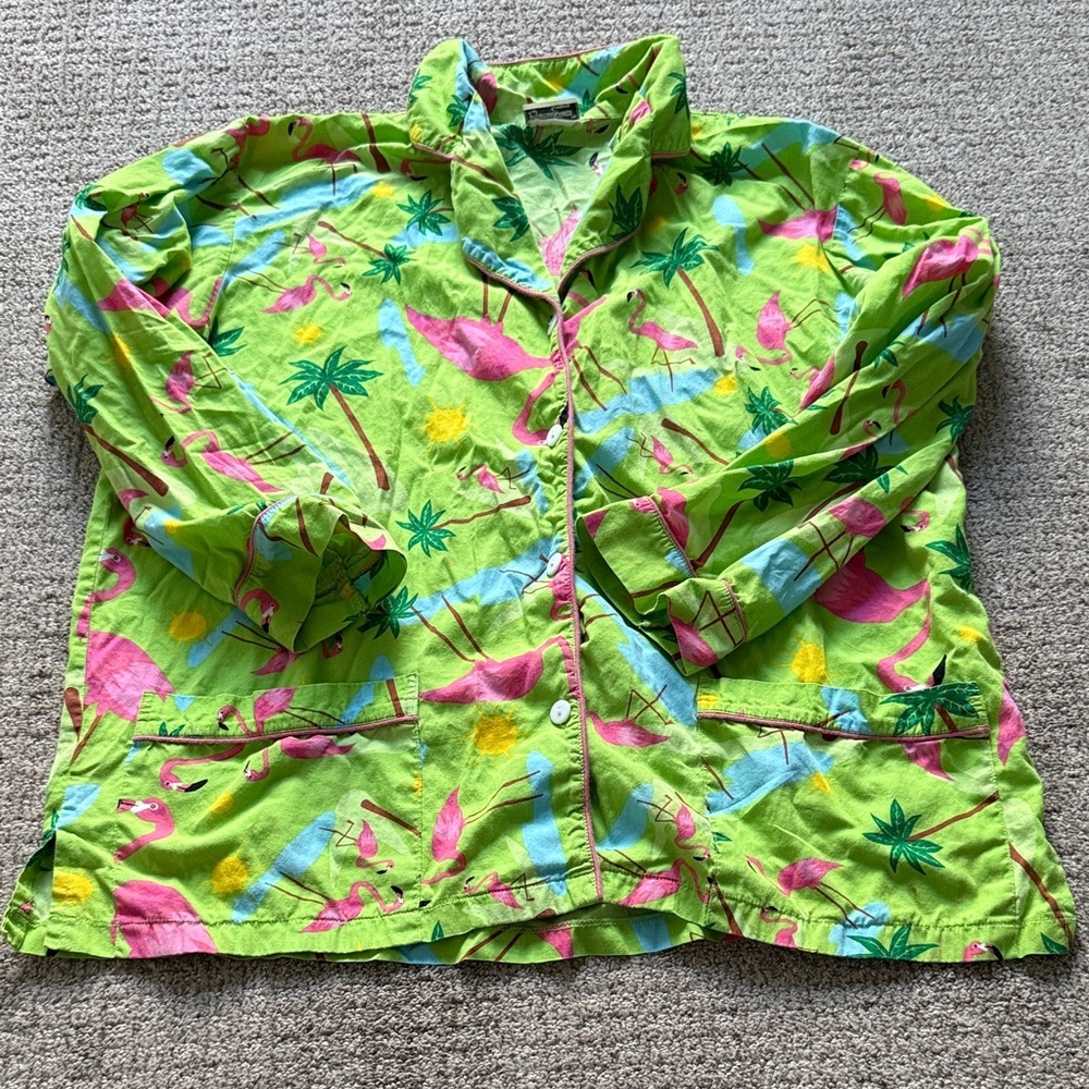 Tropical Print Women's Pajama Set